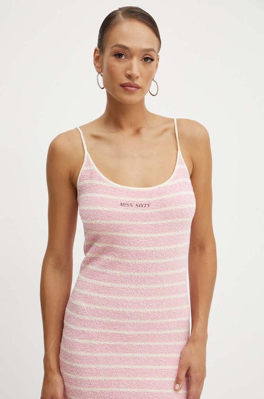 Miss Sixty rochie 6L2RJ0020000 RJ0020 KNIT DRESS roz 6L2RJ0020000