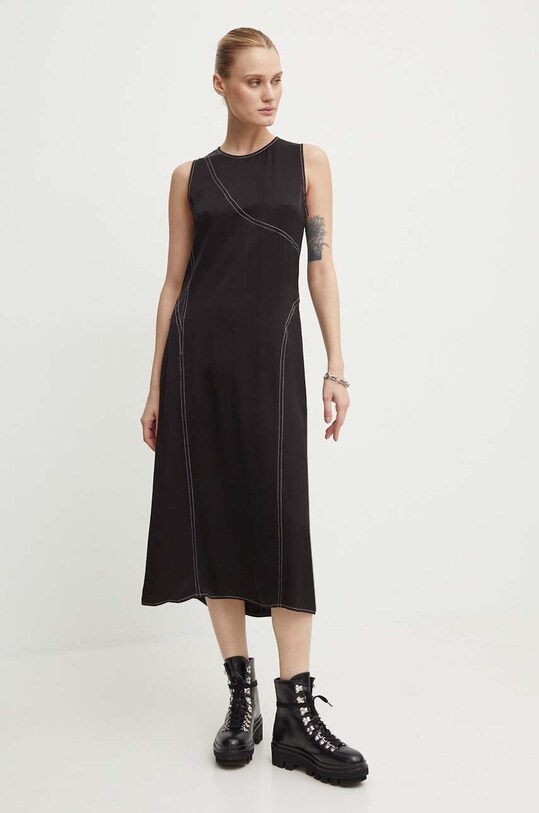 Šaty Day Birger et Mikkelsen Becca - Fluid Viscose RD DAY65243203 čierna AW24