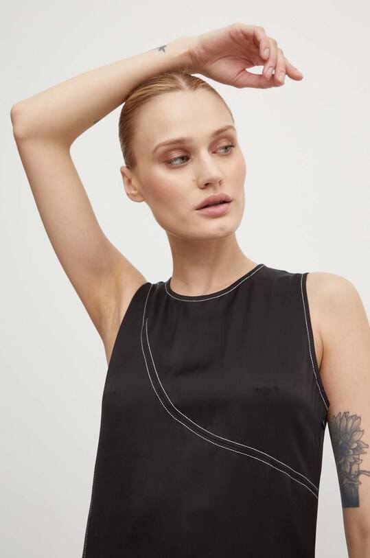 Сукня Day Birger et Mikkelsen Becca - Fluid Viscose RD DAY65243203 чорний
