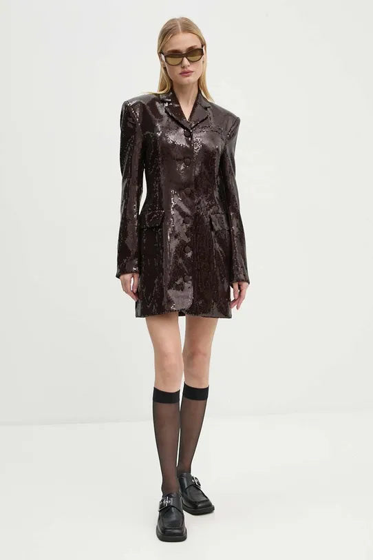 Сукня Rotate Mini Blazer Dress 1127522910 коричневий AW24