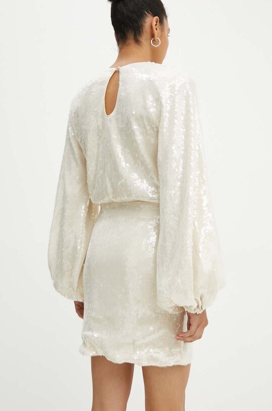 Odzież Rotate sukienka Sequins Short Dress 112873857 beżowy