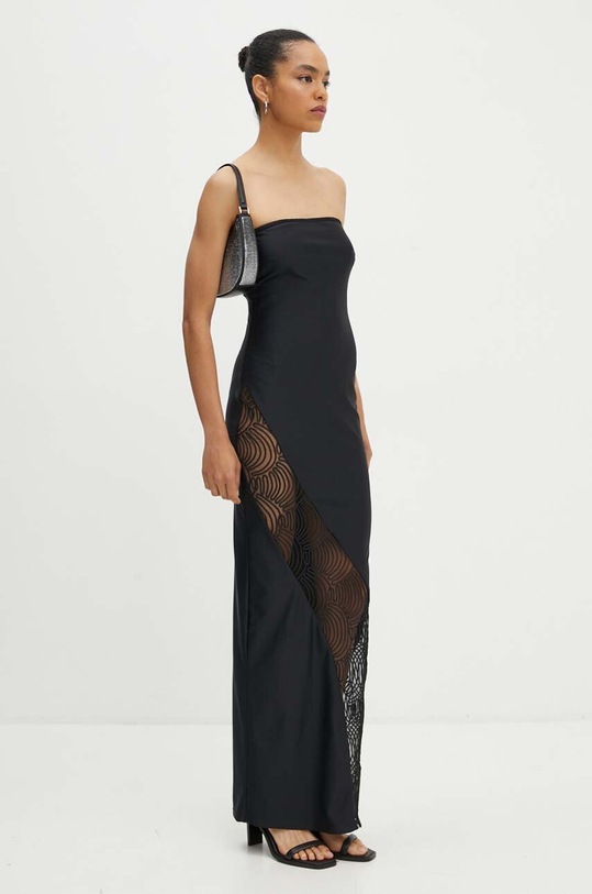 Šaty Rotate Stretchy Tube Dress nášivka černá 112909100