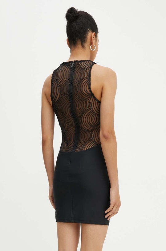 Odzież Rotate sukienka Stretchy Mini Dress 112913100 czarny