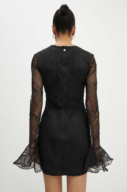 Oblečení Šaty Rotate Shiny Mini Flounce Dress 112947100 černá