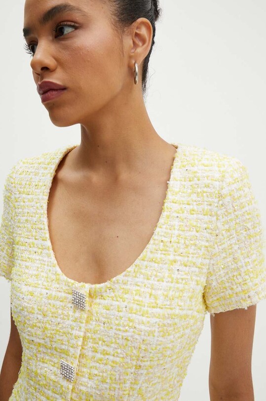 Φόρεμα Rotate Boucle Dress κίτρινο 1130781895