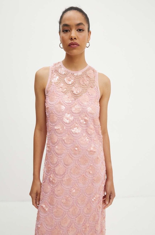 Rotate rochie No Sleeve Maxi Dress 1132211922 roz AW24
