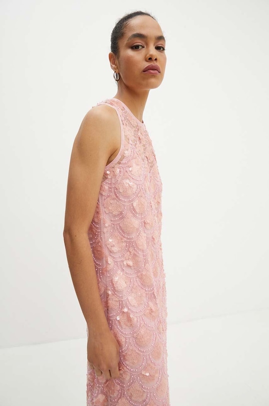 Obleka Rotate No Sleeve Maxi Dress roza 1132211922