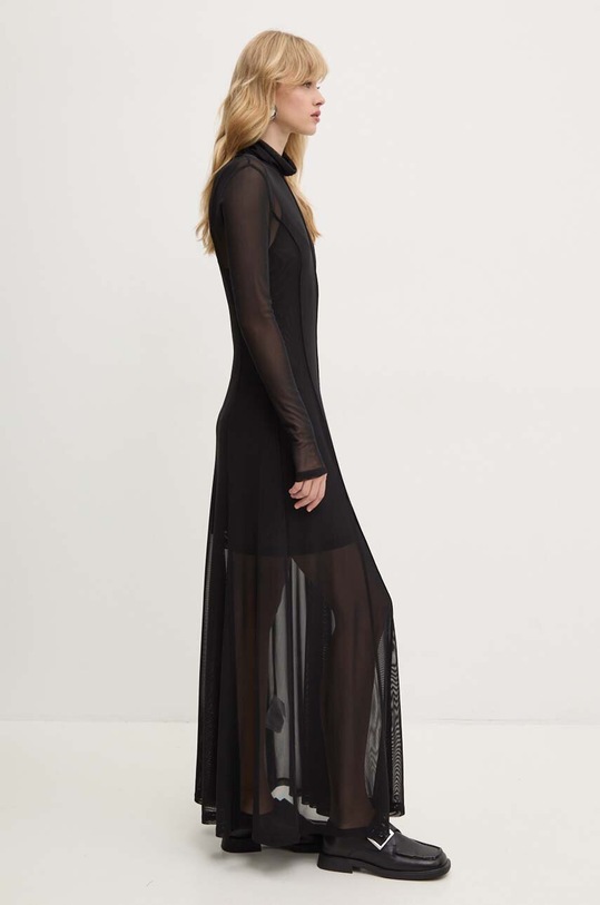 Remain rochie Maxi Mesh Dress maxi negru 501947100