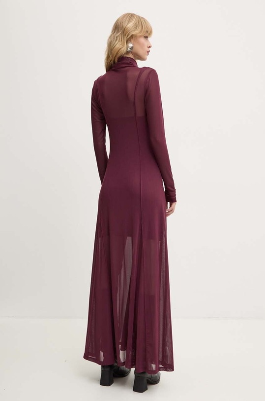 Oblečenie Šaty Remain Maxi Mesh Dress 5019472694 burgundské