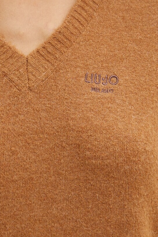 Сукня з домішкою вовни Liu Jo WF4430.MA49P коричневий