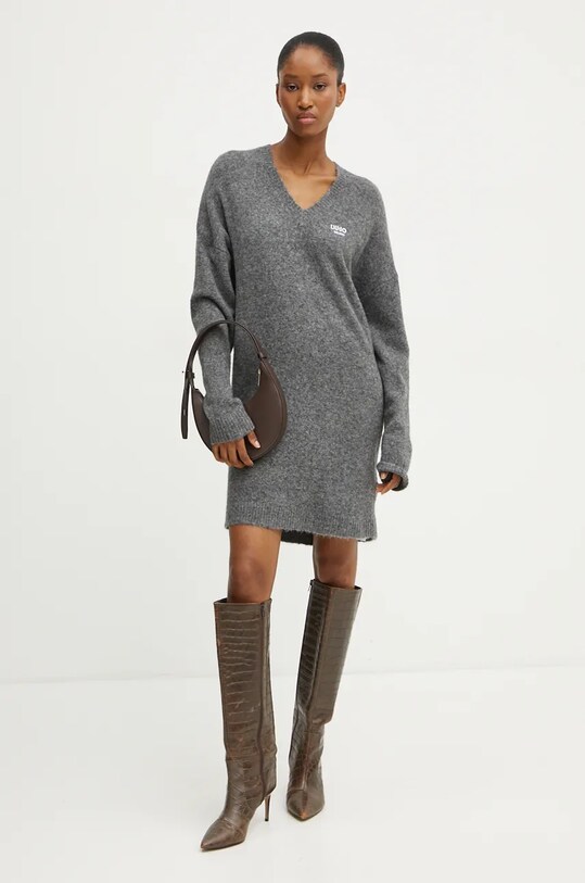 Liu Jo vestito con aggiunta di lana WF4430.MA49P grigio NC24