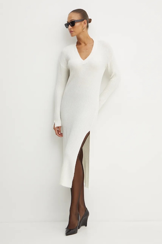 Obleka Liu Jo Pletenina bež WF4532.MA57P