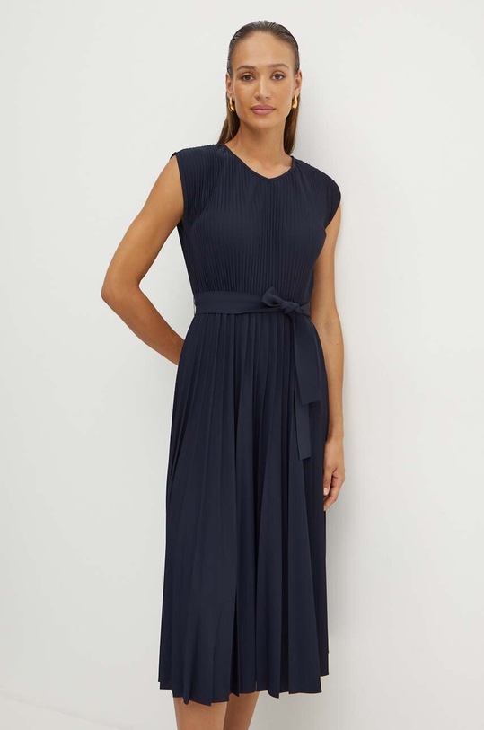 Max Mara Leisure rochie midi bleumarin 2426626077600