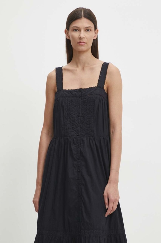 Levi's sukienka bawełniana czarny A8649
