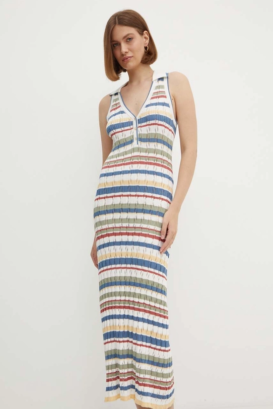 Pepe Jeans rochie IRIS DRESS maxi multicolor PL953573