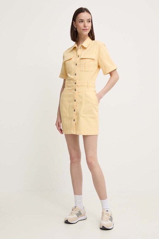 Джинсова сукня Pepe Jeans JILL PL953577 жовтий AW24