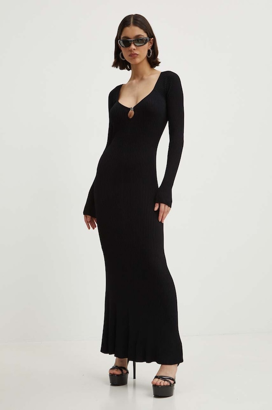 Moschino Jeans rochie maxi negru 0486.8205