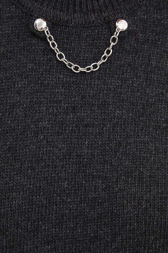 Moschino Jeans rochie din lana 0483.8204 gri