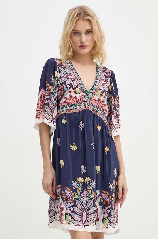 BA&SH rochie mini bleumarin 1H24LEVI