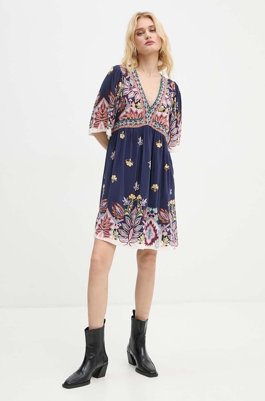 BA&SH rochie 1H24LEVI bleumarin AW24