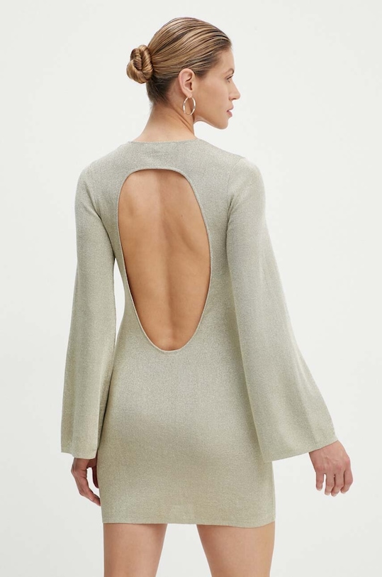 Šaty BA&SH mini zlatá 1H24ZULM