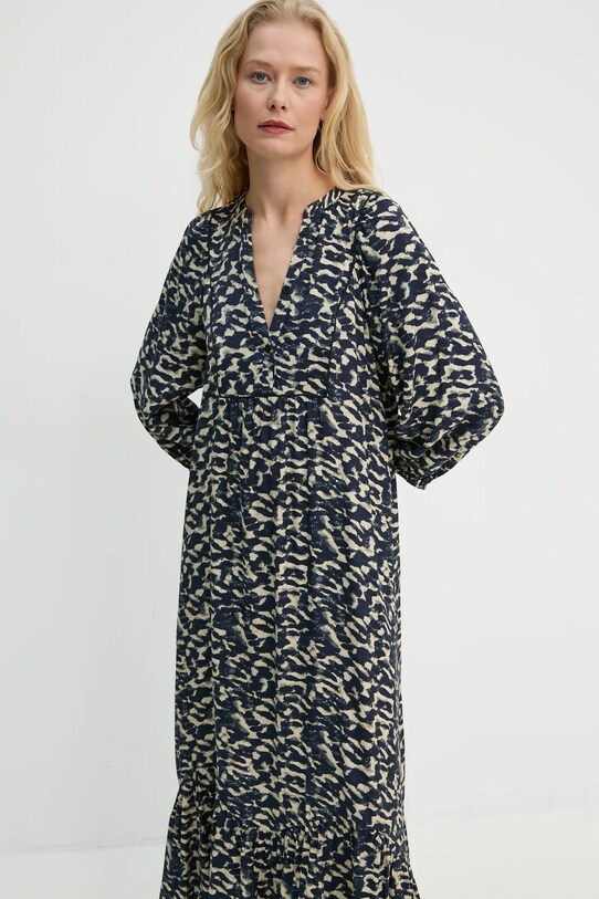 Šaty BA&SH 1H24AGAT tmavomodrá AW24