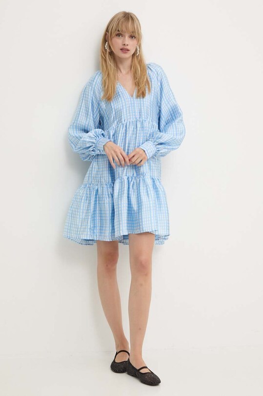 Stine Goya rochie mini albastru SG5844