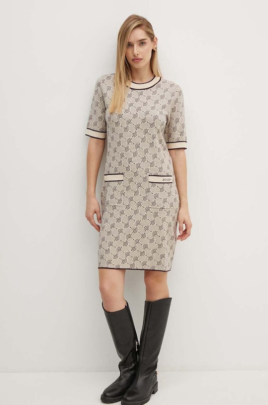 Joop! sukienka casual beżowy 30042805