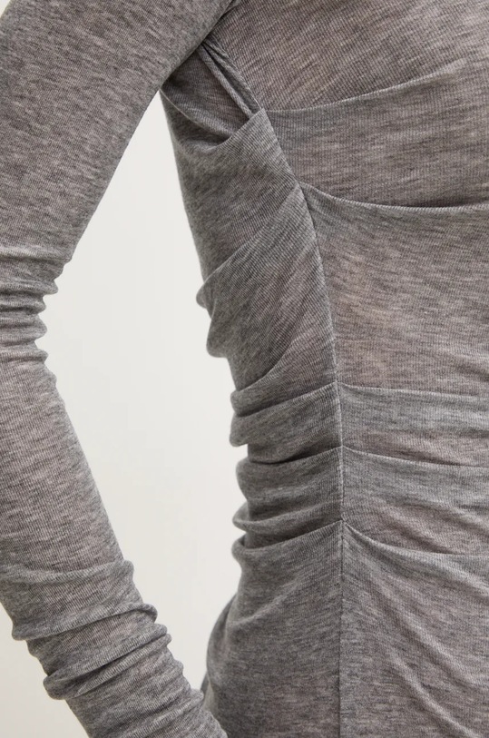 Elisabetta Franchi rochie din lana AB11B46E2 gri