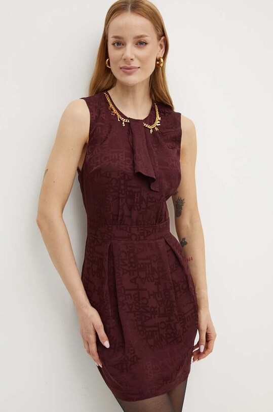 Сукня Elisabetta Franchi mini бордо AB60746E2