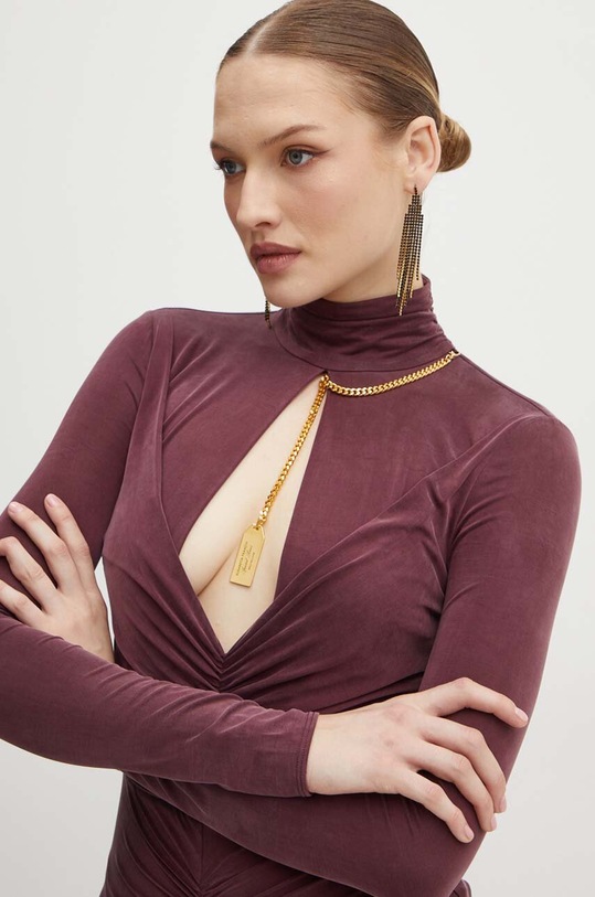 Elisabetta Franchi rochie AB61646E2 burgundia