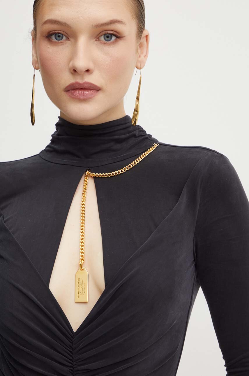 Elisabetta Franchi rochie AB61646E2 negru