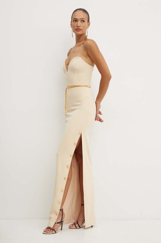 Elisabetta Franchi rochie AB62946E2 bej AW24