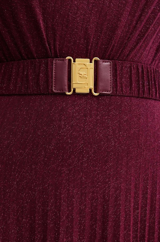 Šaty Elisabetta Franchi AB68646E2 burgundské