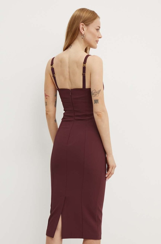 Odzież Elisabetta Franchi sukienka AB71146E2 bordowy