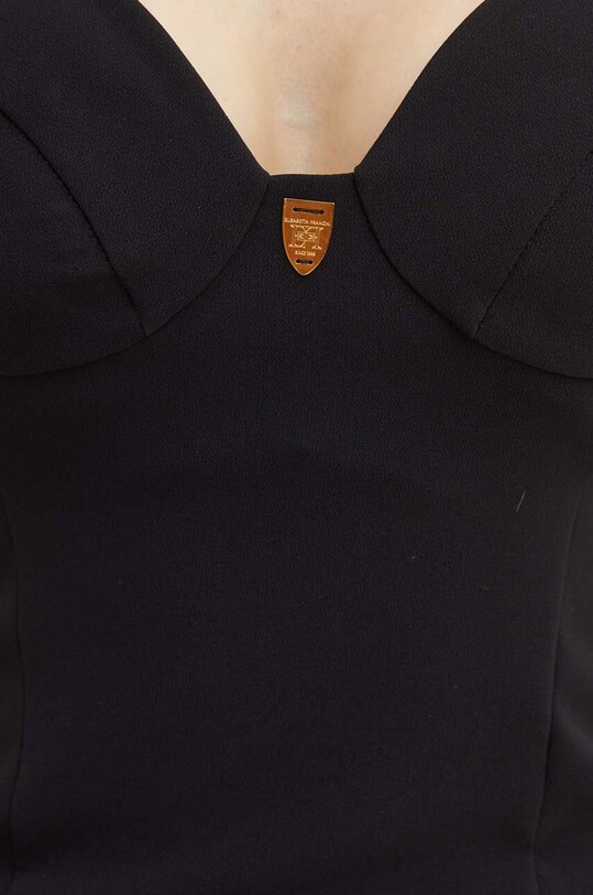Φόρεμα Elisabetta Franchi AB71146E2 μαύρο
