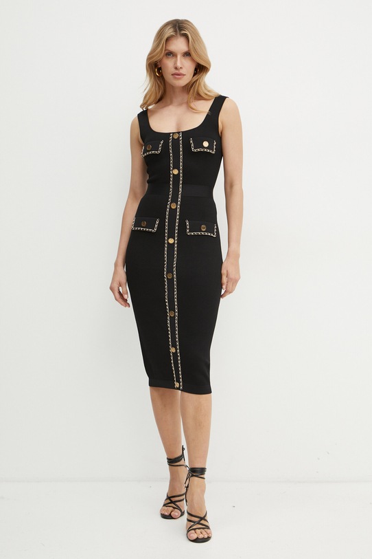 Φόρεμα Elisabetta Franchi μαύρο AM93B46E2