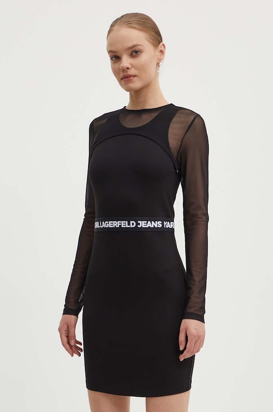 Karl Lagerfeld Jeans rochie negru 245J1306