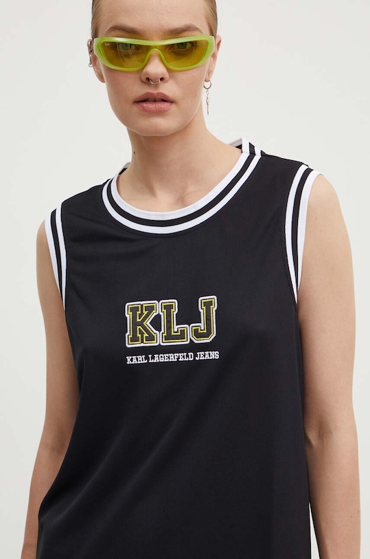 Karl Lagerfeld Jeans ruha 245J1308 fekete AW24