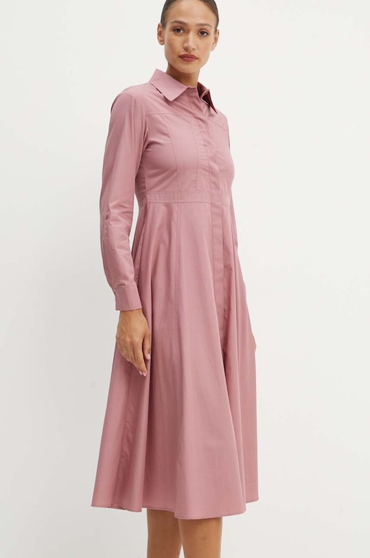 MAX&Co. sukienka bawełniana 2426226041200 różowy AW24