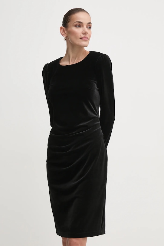 Joseph Ribkoff sukienka welurowa czarny 244018