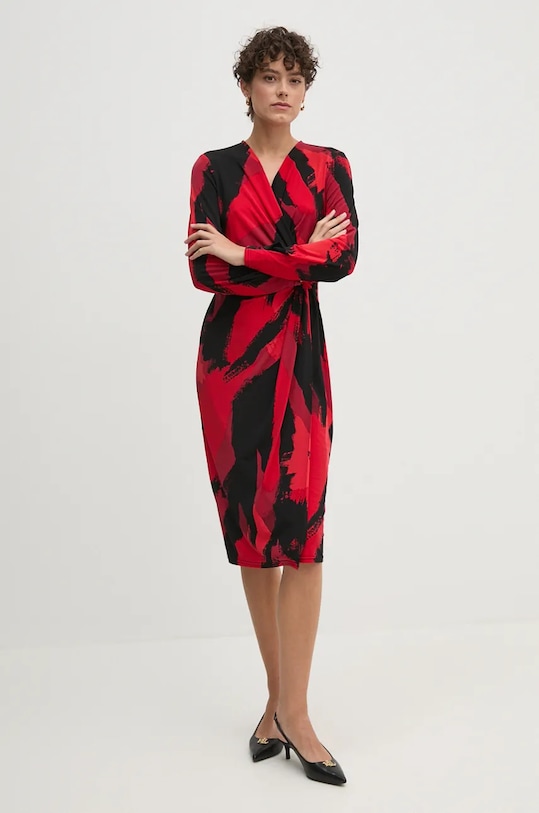 Joseph Ribkoff sukienka 244238 czerwony AW24