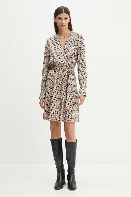 Marc O'Polo rochie 408120821367 bej AW24