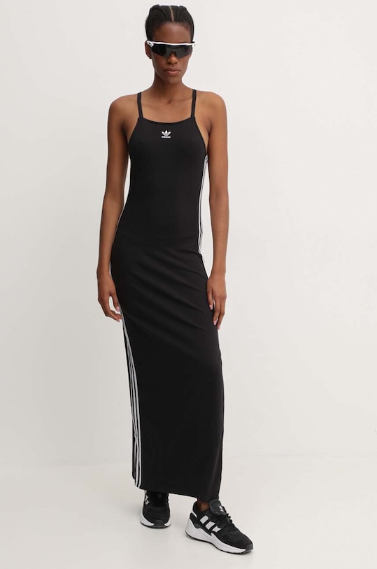 Šaty adidas Originals 3-Stripes čierna IU2427