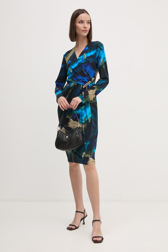 Joseph Ribkoff rochie 243072 albastru AW24