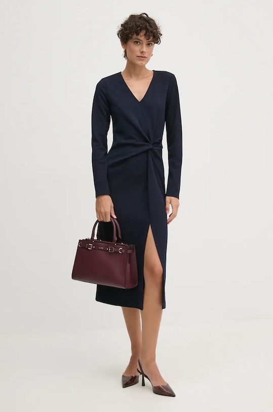 Joseph Ribkoff sukienka 243308 granatowy AW24