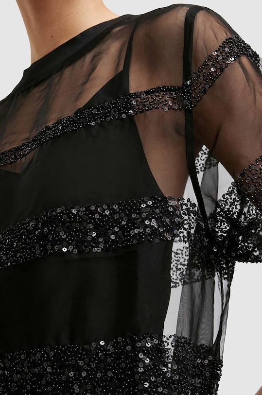 Сукня AllSaints IZABELA EMB W006DA чорний AW24