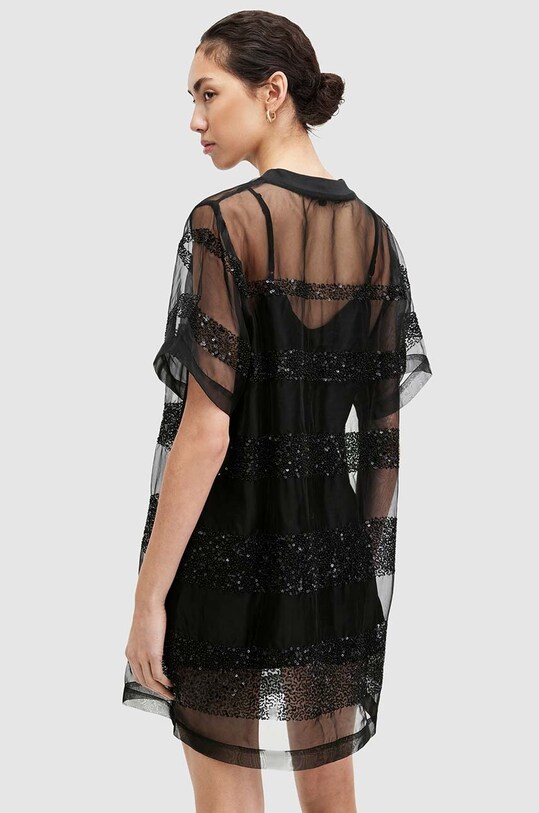 Oblečenie Šaty AllSaints IZABELA EMB W006DA čierna