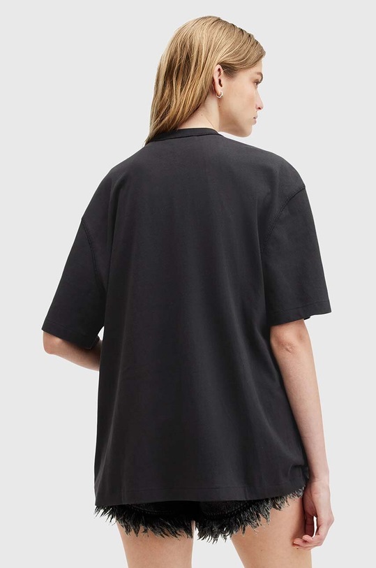 Îmbrăcăminte AllSaints tricou din bumbac COVENANT EMB W119JA gri