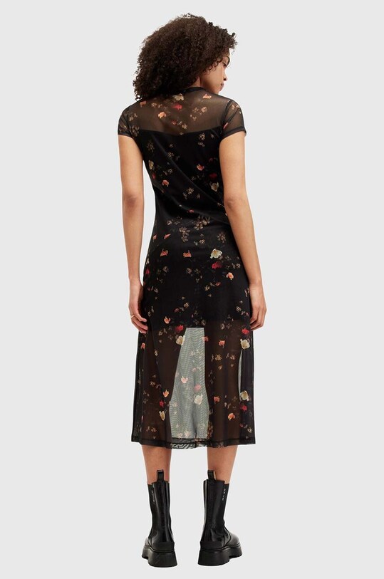 Ruházat AllSaints ruha HANNA KORA SS W164DA fekete
